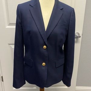Jcrew navy blazer with gold buttons